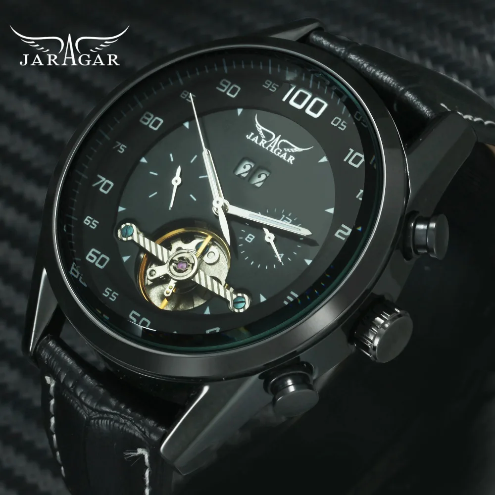 JARAGAR Outdoor Sport Watch Men Tourbillon Auto Mechanical Watches