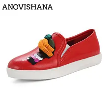 ANOVISHANA Ferragni лоферы на плоской подошве блеск птица свободного покроя блеск ресниц на плоской подошве слипоны Blink обувь женские лоферы B171h