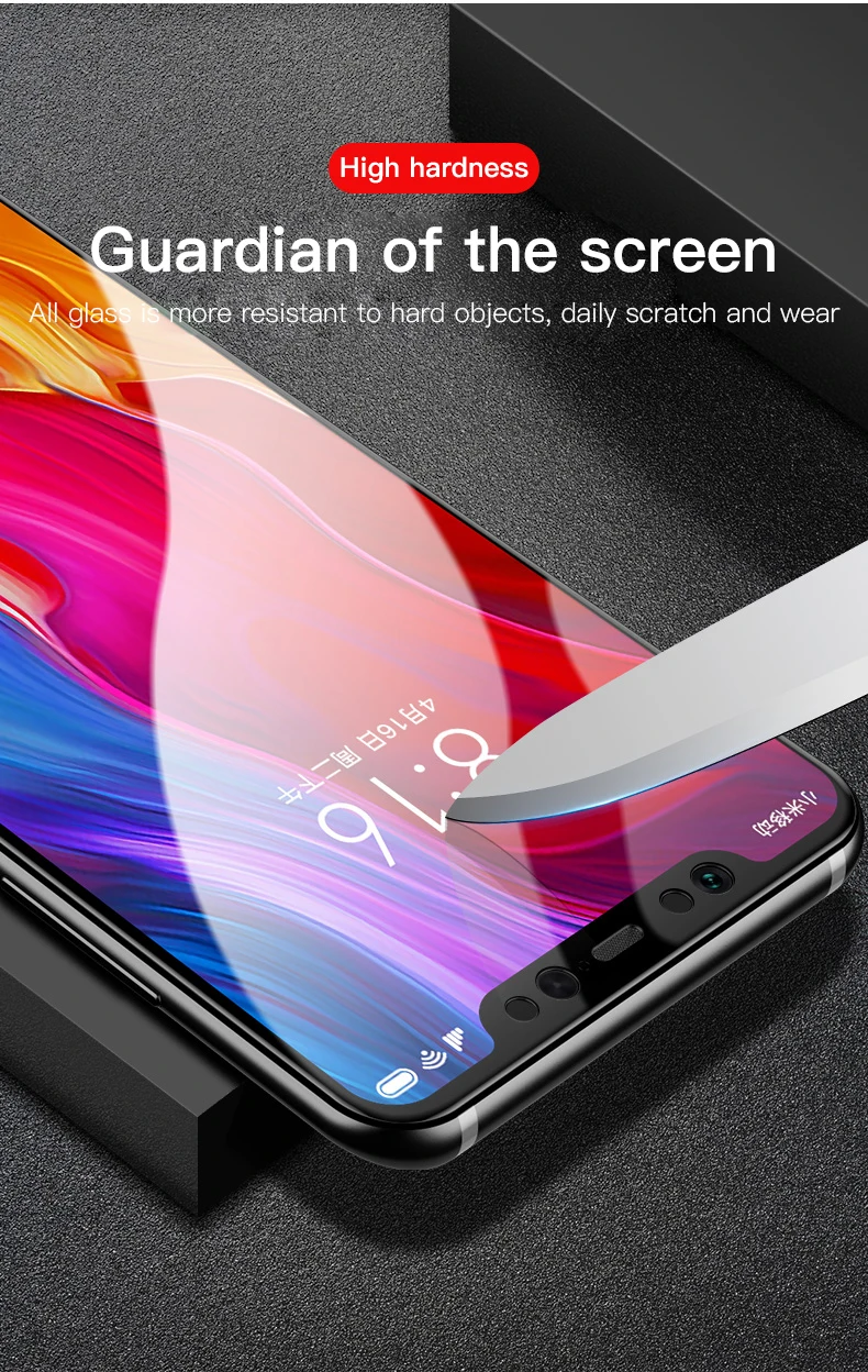 9D полное покрытие экрана протектор Закаленное стекло для Xiaomi mi 9 8 SE Lite профессиональная защитная пленка для Red mi Note K20 5 6 7 Pro Plus