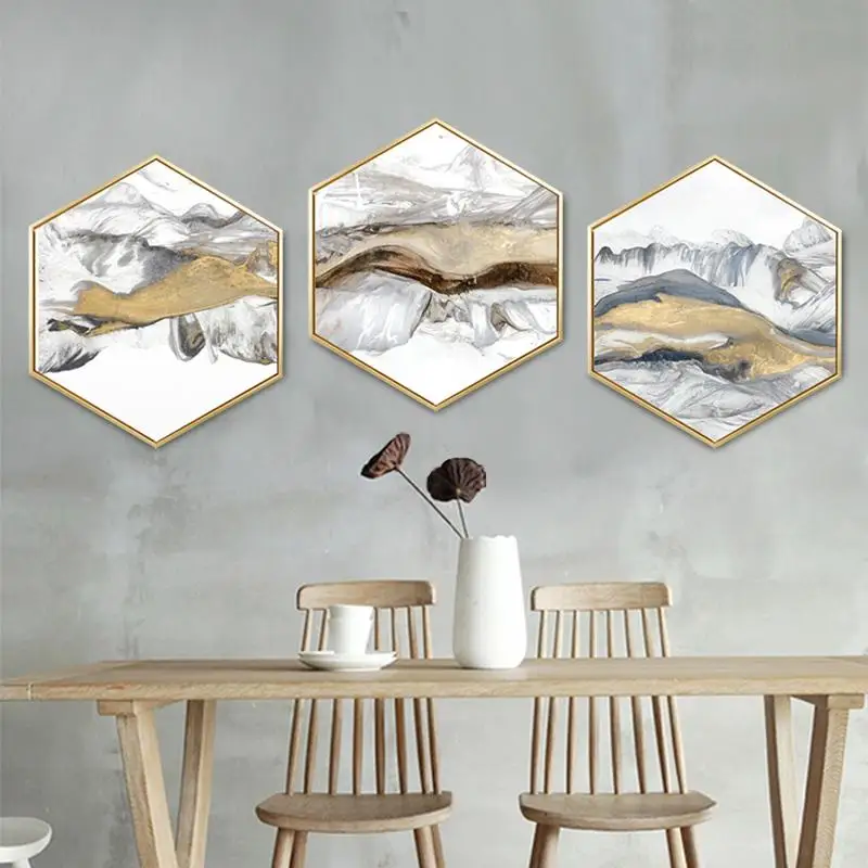 

Simple restaurant wall painting Living room decorative painting Sofa background wall painting Bedroom restaurant landscape