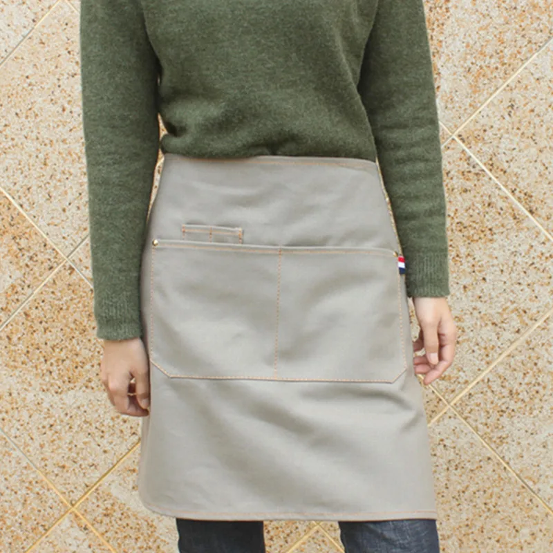 Waist Canvas Apron Cotton Straps E18-5