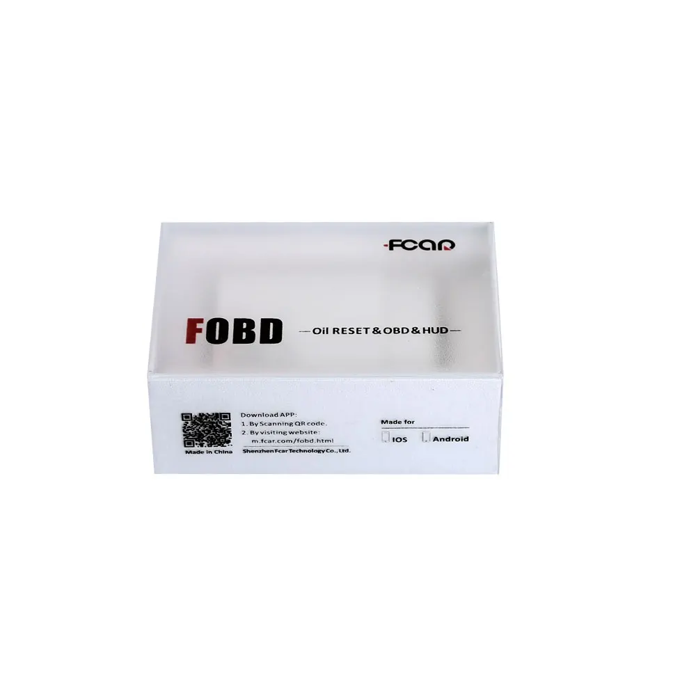 Fcar FOBD OBD2 адаптер Plug and Play Диагностика и сброс обслуживания для телефонов Android