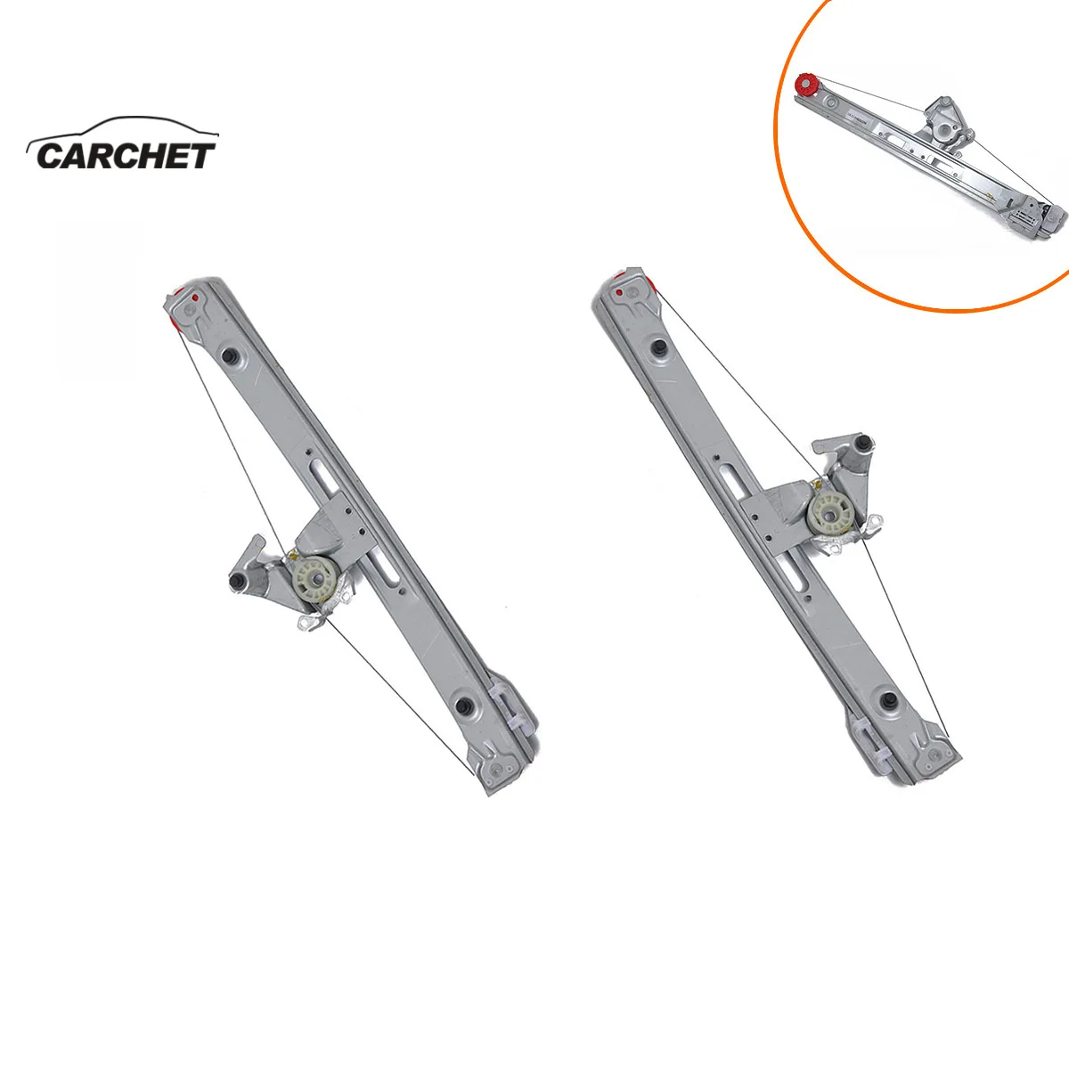 

Car Rear Right left Power Window Regulator Auto Window Lifter Repair Kit 51358212099 51358212100 For BMW 3 Series E46 1998-2005