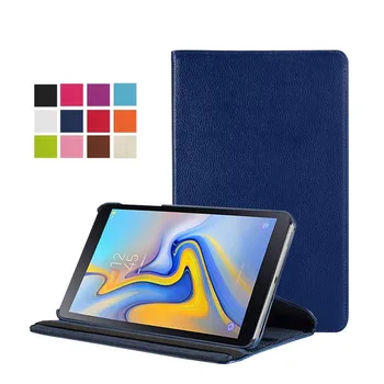 Billige 100Pcs/lot Falten Flip Stand Abdeckung Fall Für Samsung Galaxy Tab EINE 2018 10,5 Zoll SM-T590(Wi-Fi) / SM-T595(LTE) Mit Auto-Sleep/Wake