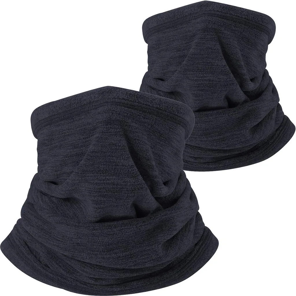 

2pc Winter Windbreak Pattern Face Mask Motorcycle Face Masks Half Face Out Ridin