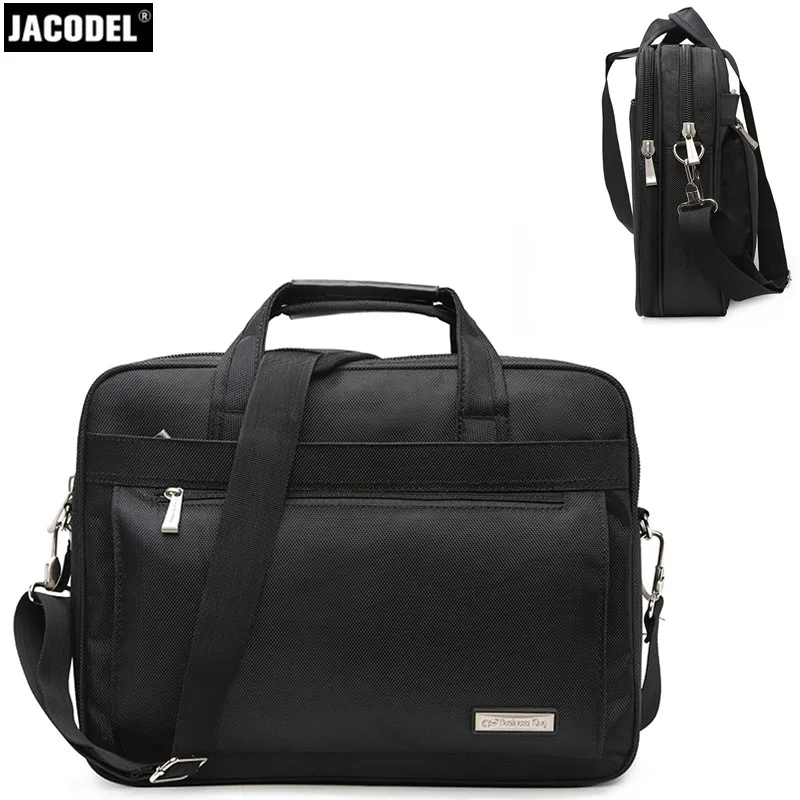 

Jacodel 15 Briefcase Men's Large Capacity and Multiple Functions Business Oxford Laptop briefcase 15.6inch Handbags Computer Bag