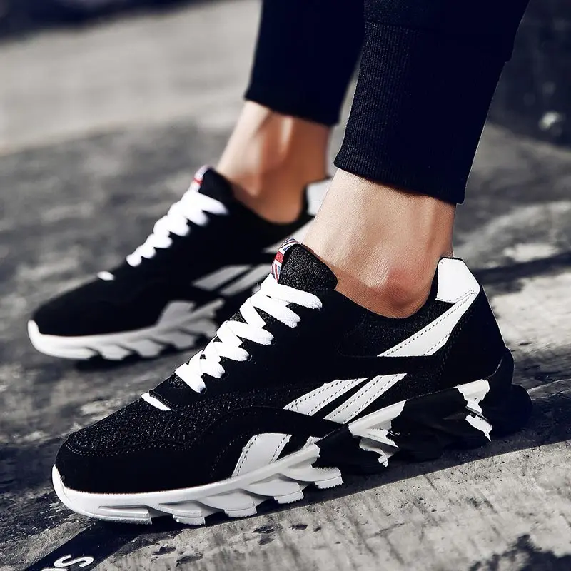 

Large Size Outdoor Men Running Shoes Sports Male Sneakers Men Shoes Sport Black Buty Meskie Sportowe Gym Athletic Krasovki A-220