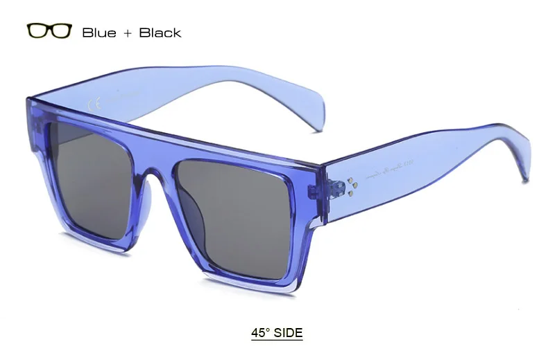 RunBird, плоский верх, большие квадратные солнцезащитные очки для женщин, фирменный дизайн, украшение, градиентные оттенки, черные, красные солнцезащитные очки для мужчин, 5357