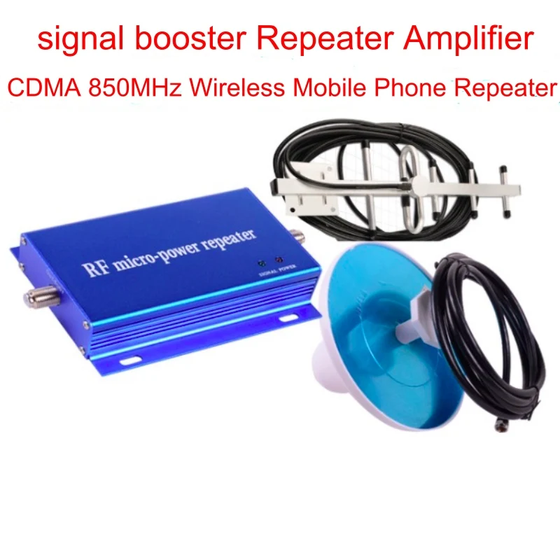 

Full Set CDMA GSM 850 Cellular Signal Repeater CDMA 850 mhz Mobile Signal Amplifier signal booster 850 Cell Phone Booster
