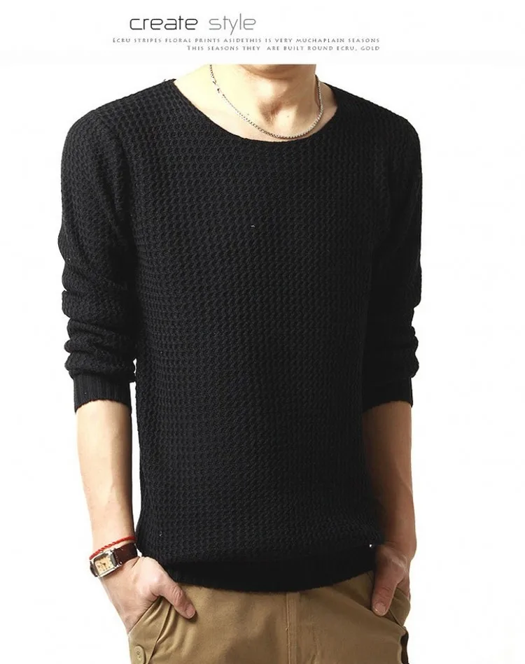 Мужские свитера модная брендовая одежда высокого качества пуловер и свитер для мужчин повседневные трикотажные свитера с круглым вырезом