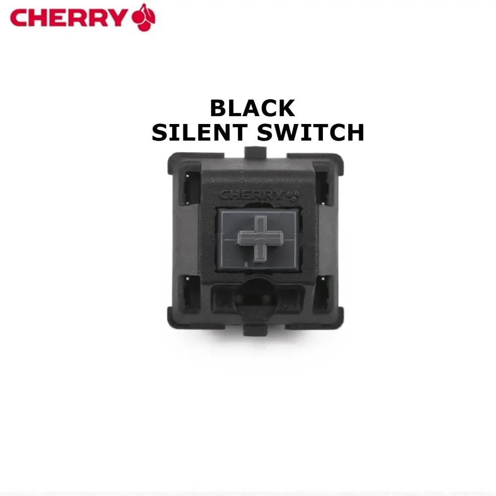 CHERRY MX RGB бесшумный переключатель 3 pin механическая клавиатура черный красный синий прозрачный белый зеленый линейный серый переключатели - Цвет: MX SILENT 3PIN BLACK
