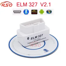 Latest Version V2.1 Super MINI ELM327 Bluetooth ISO OBD/OBD2 Wireless ELM 327 Works ON Android/XP/WIN7 System #EA10429