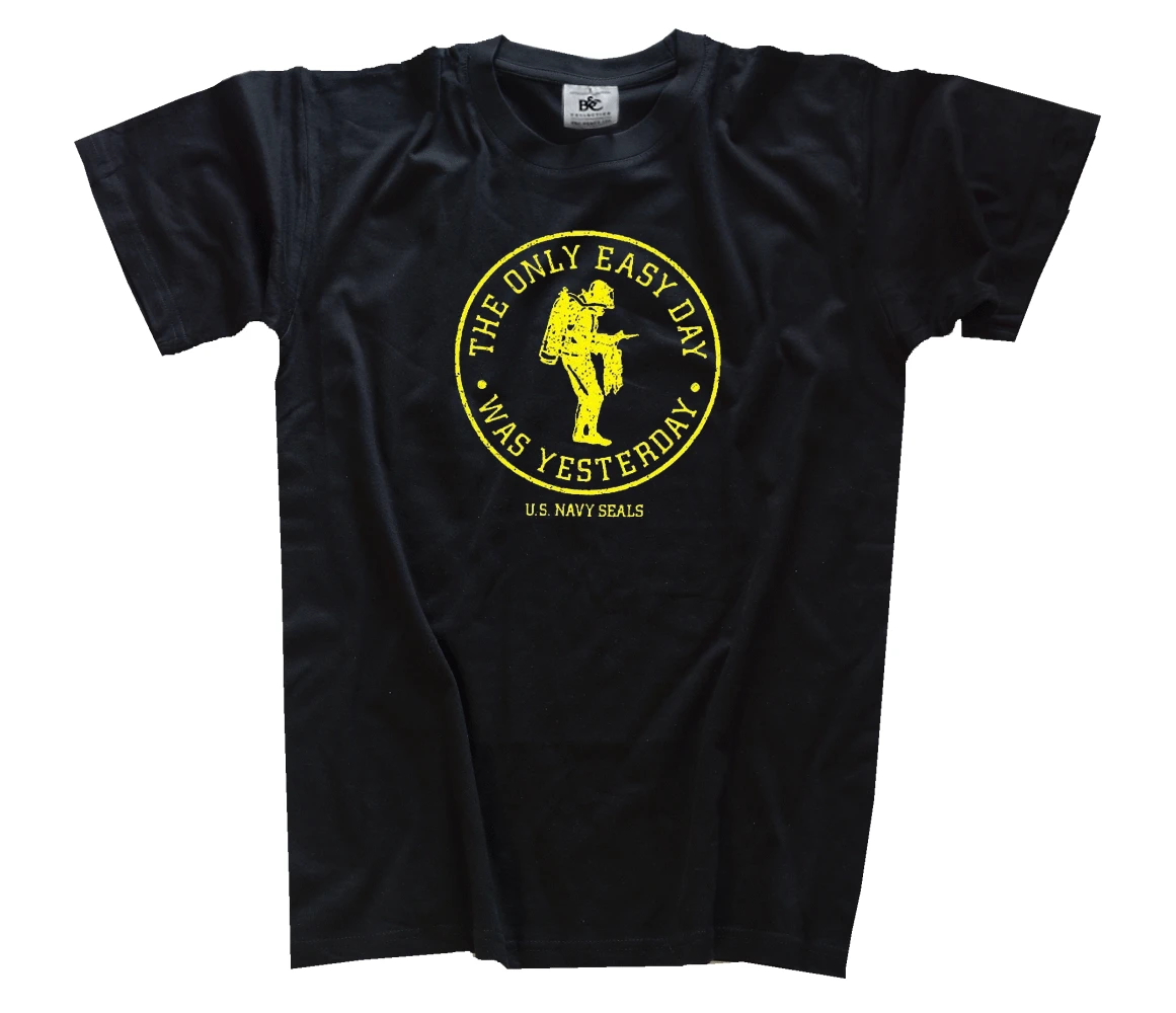 

Navy Seals - The only easy day was yesterday Armee Army Men T-Shirt S-3XL