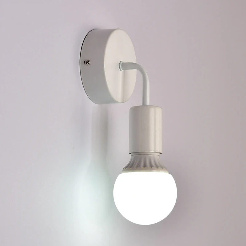  modern bedside lamp wrought iron wall lamp personality creative video wall corridor aisle energy-sa - 32857608387