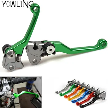 

Motocross Pit bike CNC Pivot Foldable Brake Clutch Levers Handbrake handle FOR Kawasaki KX125 KX250 KX 125 KX 250 2006 2007 2008