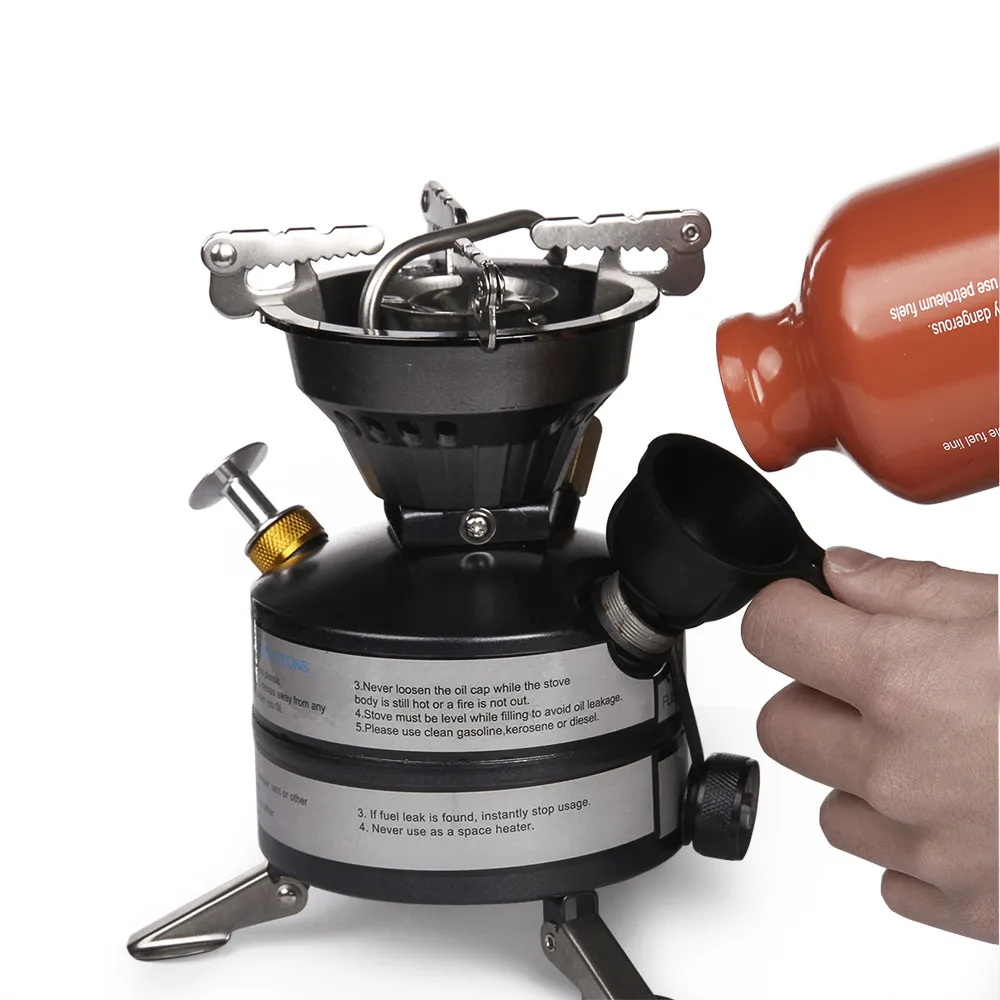  Portable Gasoline Kerosene Stove Oil Burners Outdoor Mini Liquid Fuel Camping Stove