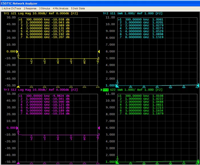 SMA Фиксированный аттенюатор 1dB DC-6 GHz 2W коаксиальный одночастотный 6 GHz SMA фиксированные разъемы