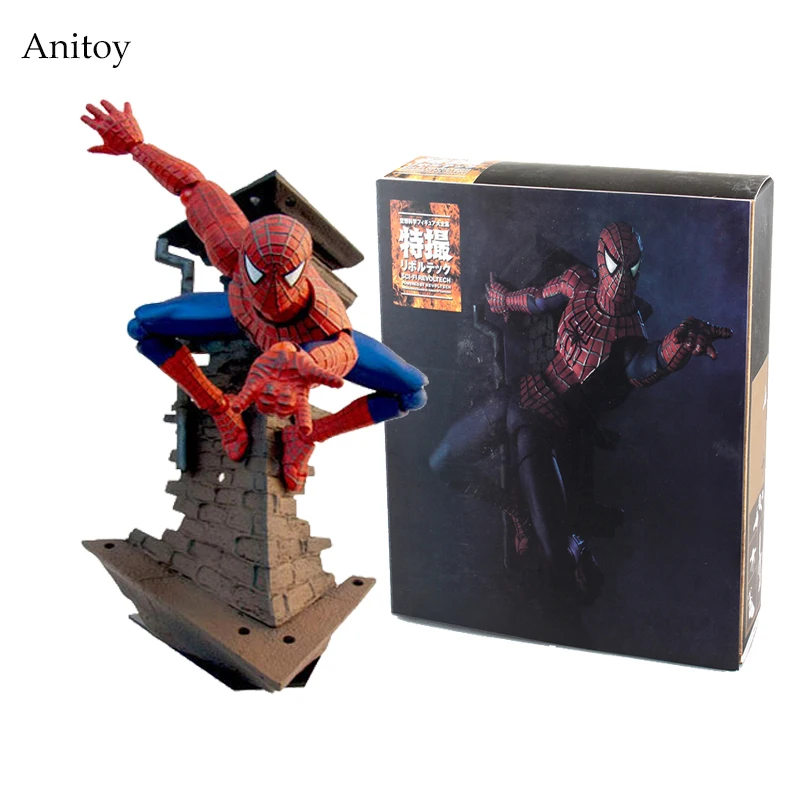 

SCI-FI Revoltech Spiderman Series No.039 Spider-Man Variable PVC Action Figure Collectible Model Toy 13.5cm KT2527