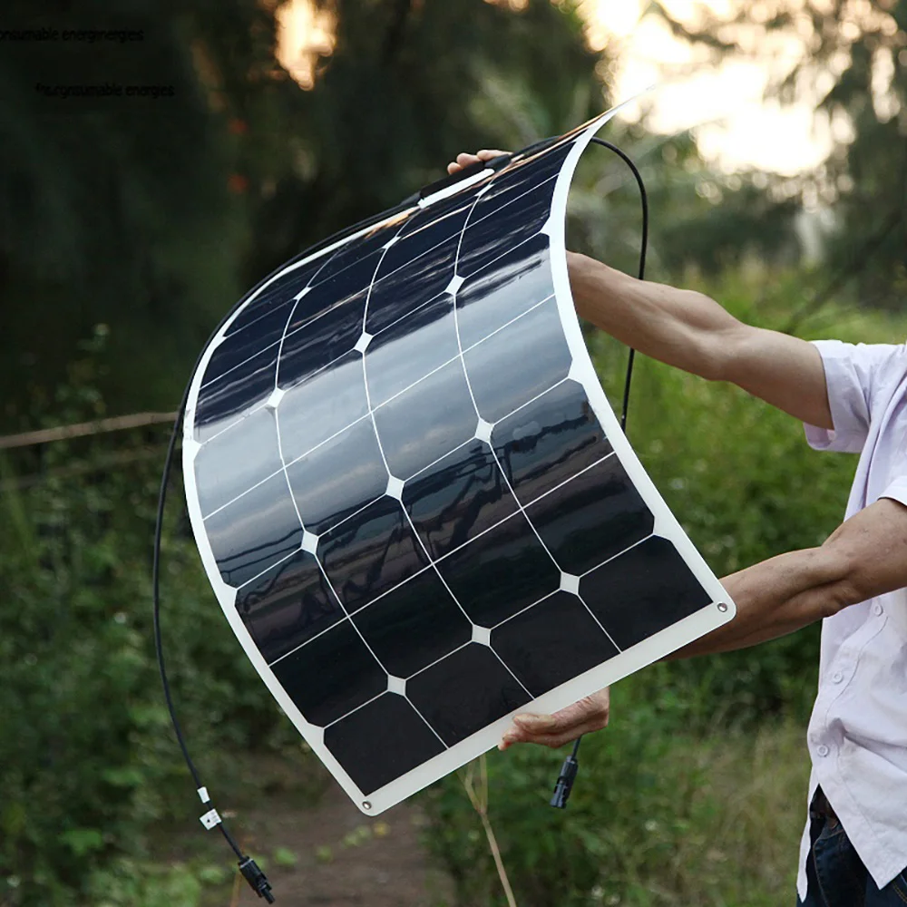 XINPUGUANG 75 Вт Гибкая солнечная панель 12 В Solpanel PV solpanel яхта Лодка RV Painel солнечный модуль для автомобиля RV лодка зарядное устройство