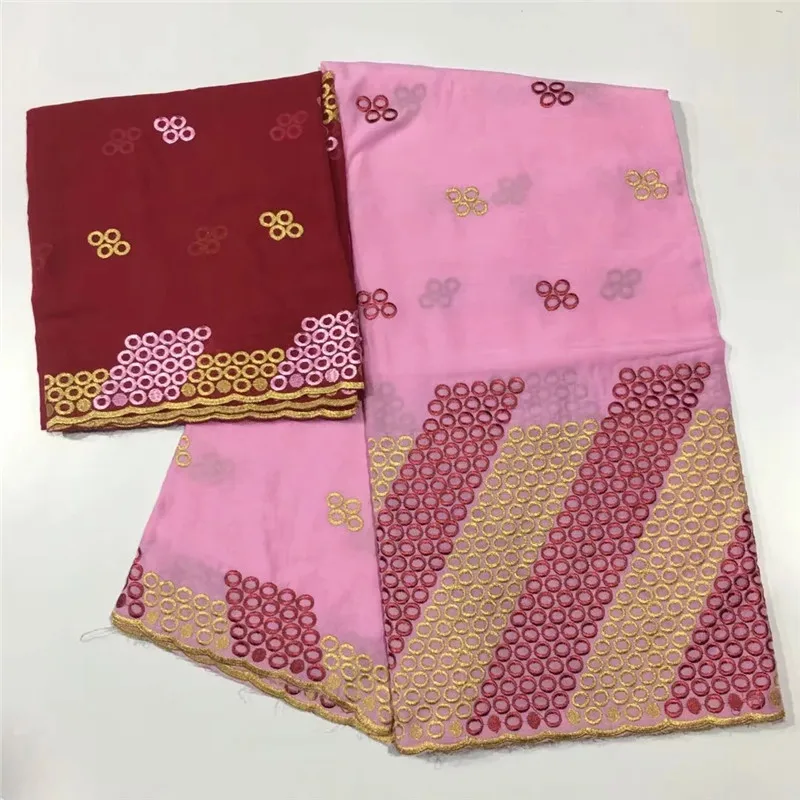 

2019 African Swiss Voile Lace Fabric embroidery lace trim high quality african Dry cotton lace fabric for wedding 12L052305