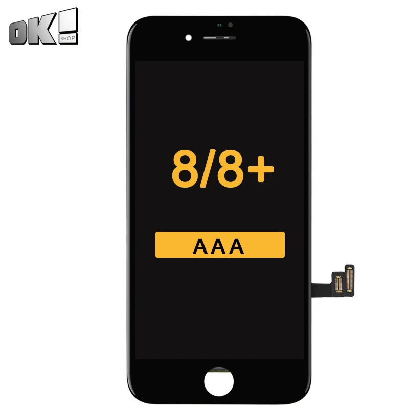 

Replacement Spare Part For iPhone 8 8 Plus LCD Display No Dead Pixel Black White Panel Assembly For iPhone 8 8P LCD Touch Screen