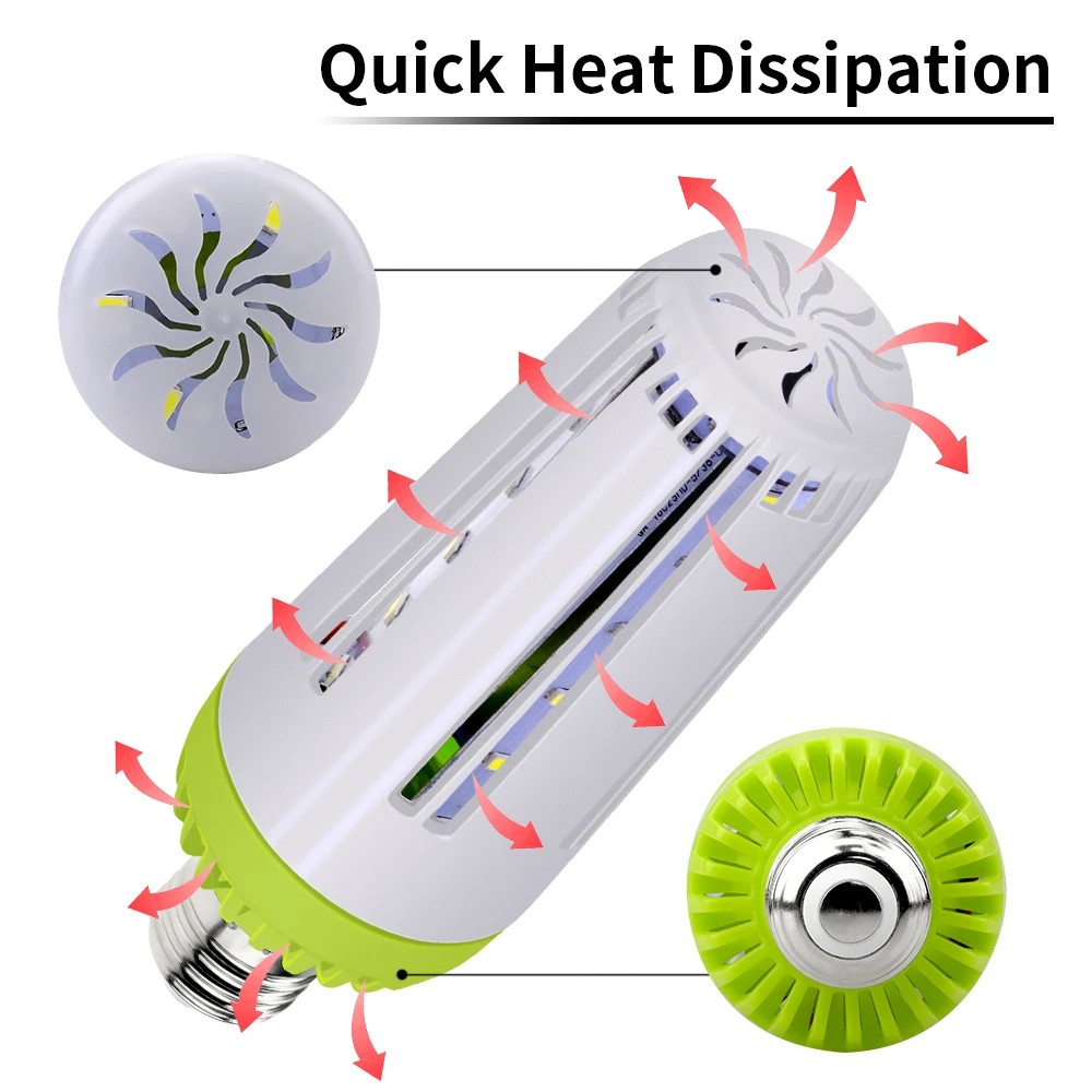 Светодиодные лампы E27 Светодиодная лампа E14 Bombillas 220 V SMD 5736 Ampul Led 110 без Мерцающая 10 W