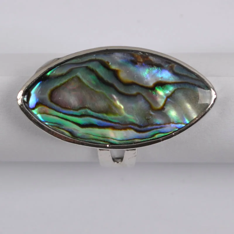 

New Zealand Abalone Shell Finger Ring Jewelry X064