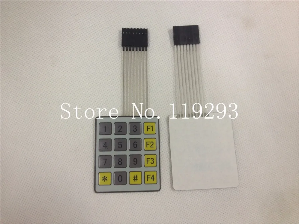 

[SA]Electronic components Membrane Switch 4X4 membrane keyboard numeric keypad 4 * 4 matrix keyboard 0-9F1-F4--20pcs/lot