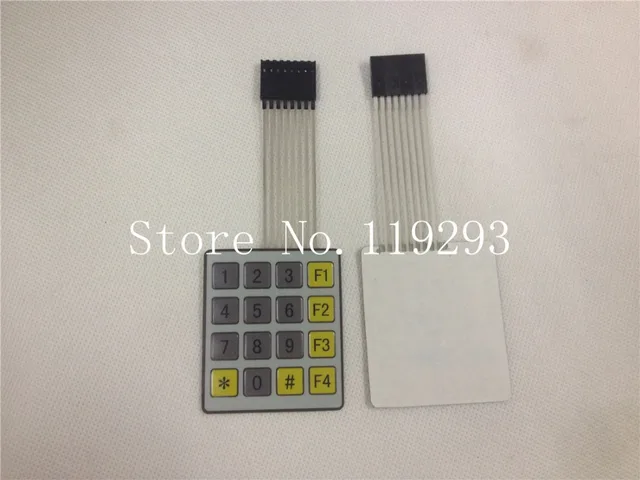 [SA]Electronic components Membrane Switch 4X4 membrane keyboard numeric keypad 4 * 4 matrix keyboard 0-9F1-F4--20pcs/lot