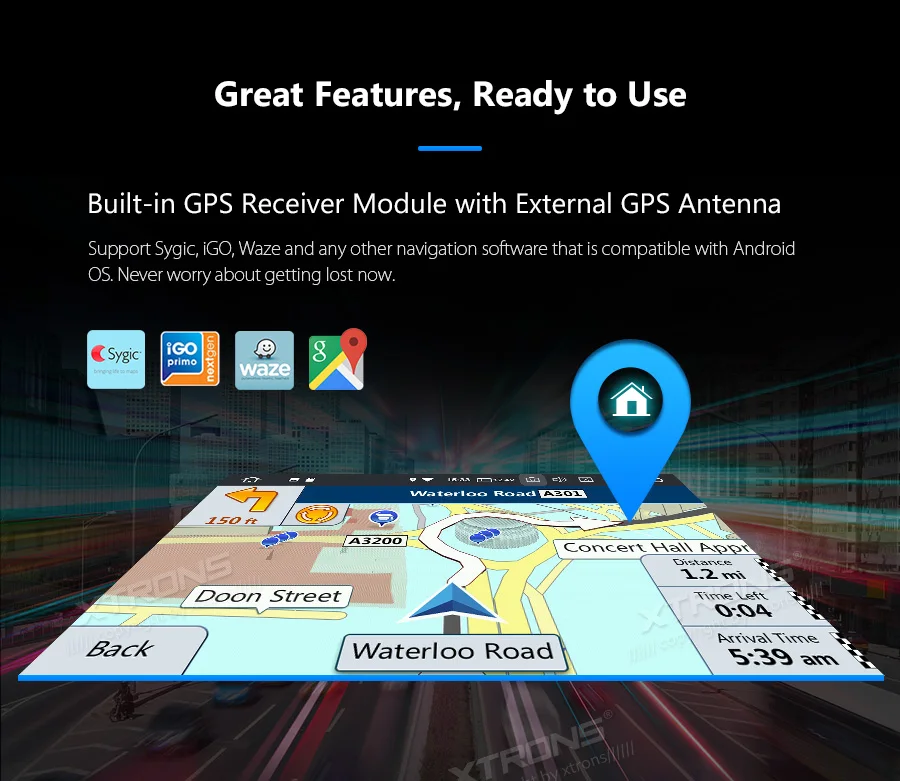 Best XTRONS 9" Android 9.0 Car Multimedia Stereo Player for BMW E90 E91 E92 E93 M3 Plug Play Design Radio GPS WIFI TPMS OBD NO DVD 2