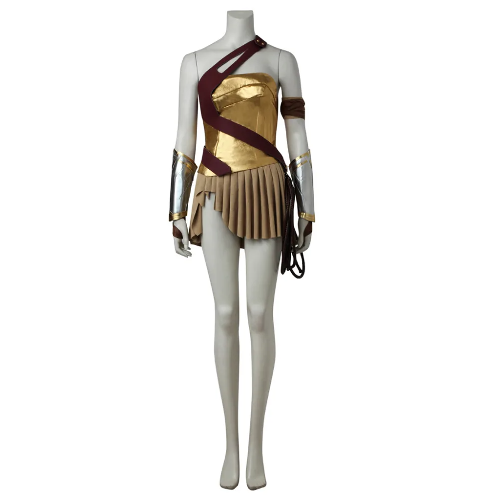 Wonder Woman Diana Prince Costume Women Girls Carnival -8423