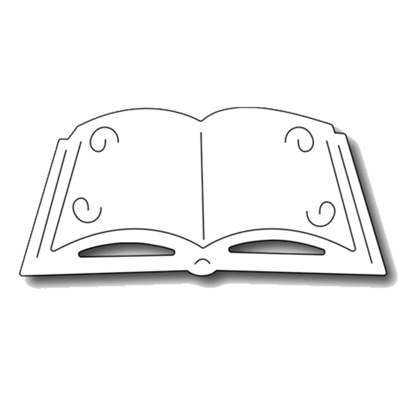 

Open Book Stitch Metal Cutting Dies Scrapbooking album Emboss paper Craft Die cut Card make Stencil die Template