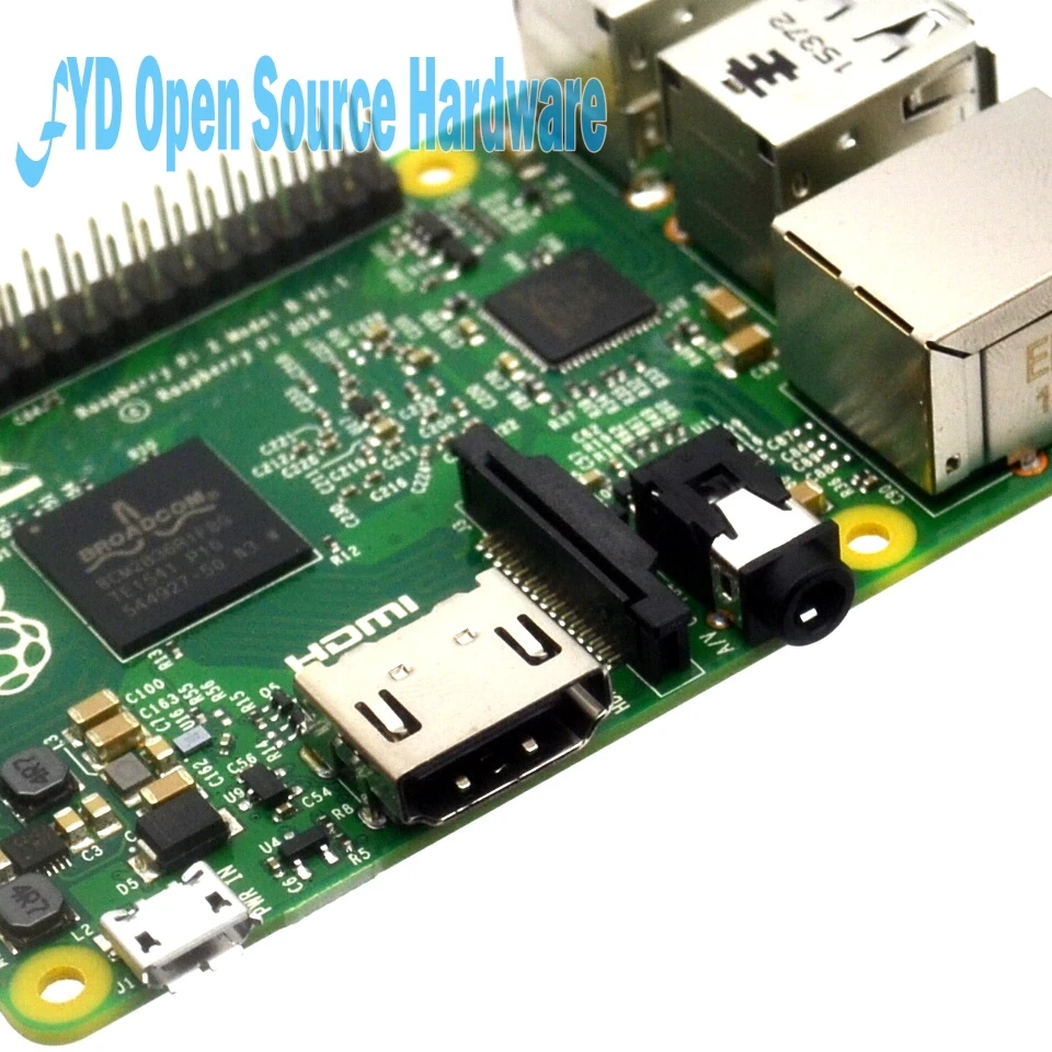 ELEMENT14 Raspberry Pi 2 Модель B 1 ГБ Оперативная память 900 МГц 4 ядра ARM Cortex A7 6 раз быстрее, чем RASPBERRY PI B