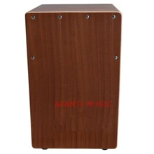 Afanti Music Sapeli wood / Natural Cajon Drum (KHG-175)