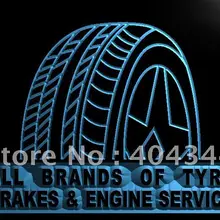 LB634-шин тормоза двигатель Услуги авто светодиодный знак неонового света