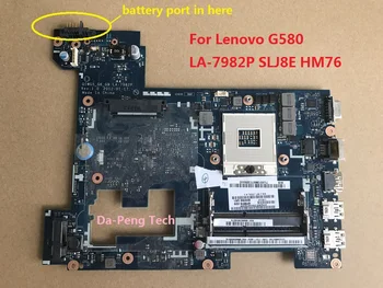 

KEFU High quality for Lenovo G580 laptop motherboard QIWG5_G6_G9 LA-7982P SLJ8E HM76 DDR3 100% working
