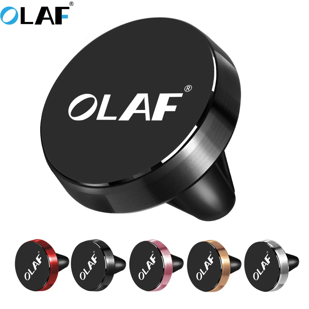 

OLAF Magnetic Car Phone Holder For iPhone X 8 SE 5 5S 6 6S 7 Plus Magnet Mini Air Vent Outlet Car-Styling Mount Stand For Xiaomi