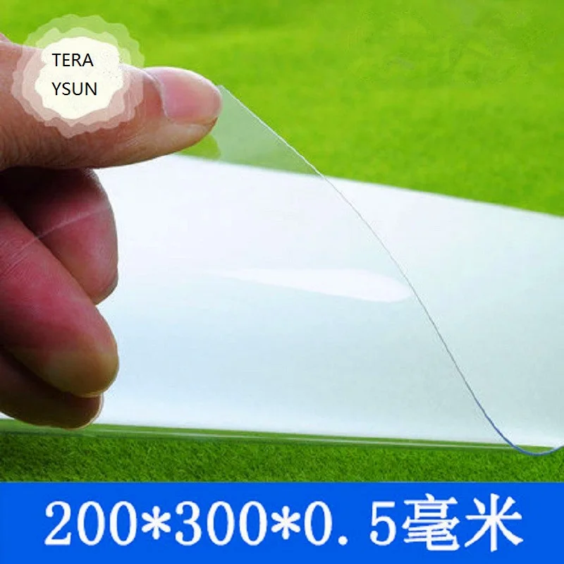 

sand table model building materials transparent PVC frosted plastic sheet 0.5mm 20*30cm DIY Handmade material