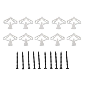 

10 Piece Set 3.5 x 50 Aircraft Expansion Tube Hollow Wall Curtain Gypsum Board Expansion Screw Anchor Bolt Up Woodworking