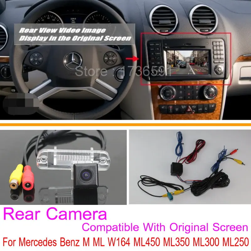 Lyudmila For Mercedes Benz M ML W164 ML450 ML350 ML300 ML250 RCA Original Screen Compatible Rear