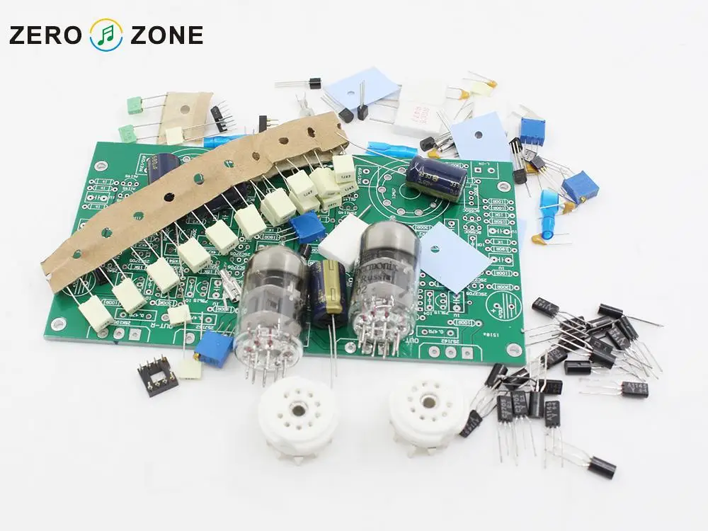 GZLOZONE KHD-1000 Headphone/ Desktop Amplifier Direct Coupling AMP Kit EH-6922 Tube | Электроника