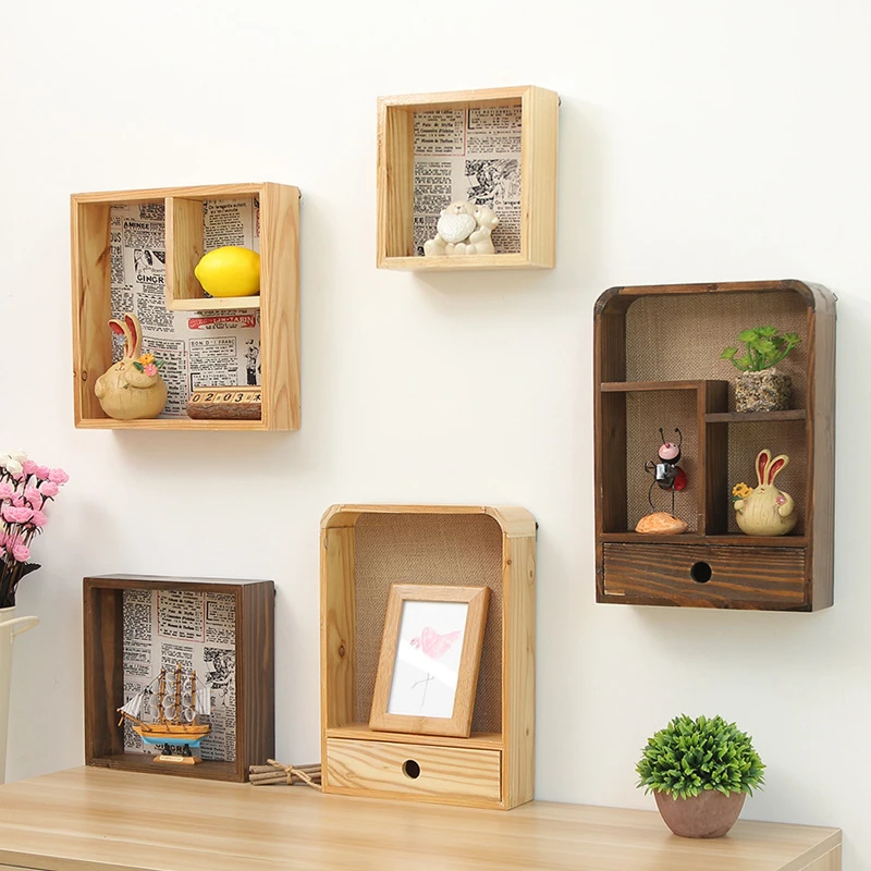 Creative Wooden Storage Rack Hook Shelf Seamless Storage Rack Bathroom Shelf Kitchen Wooden Shelves Wall Decor Decorative Decorative Decoration Walldecorative Wall Shelves Aliexpress