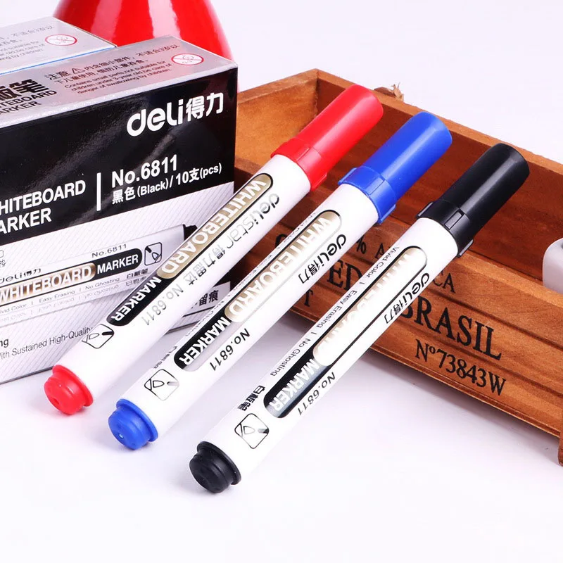 Erasable Whiteboard Large Marker Pen Whiteboard Dry Erase Markers Red