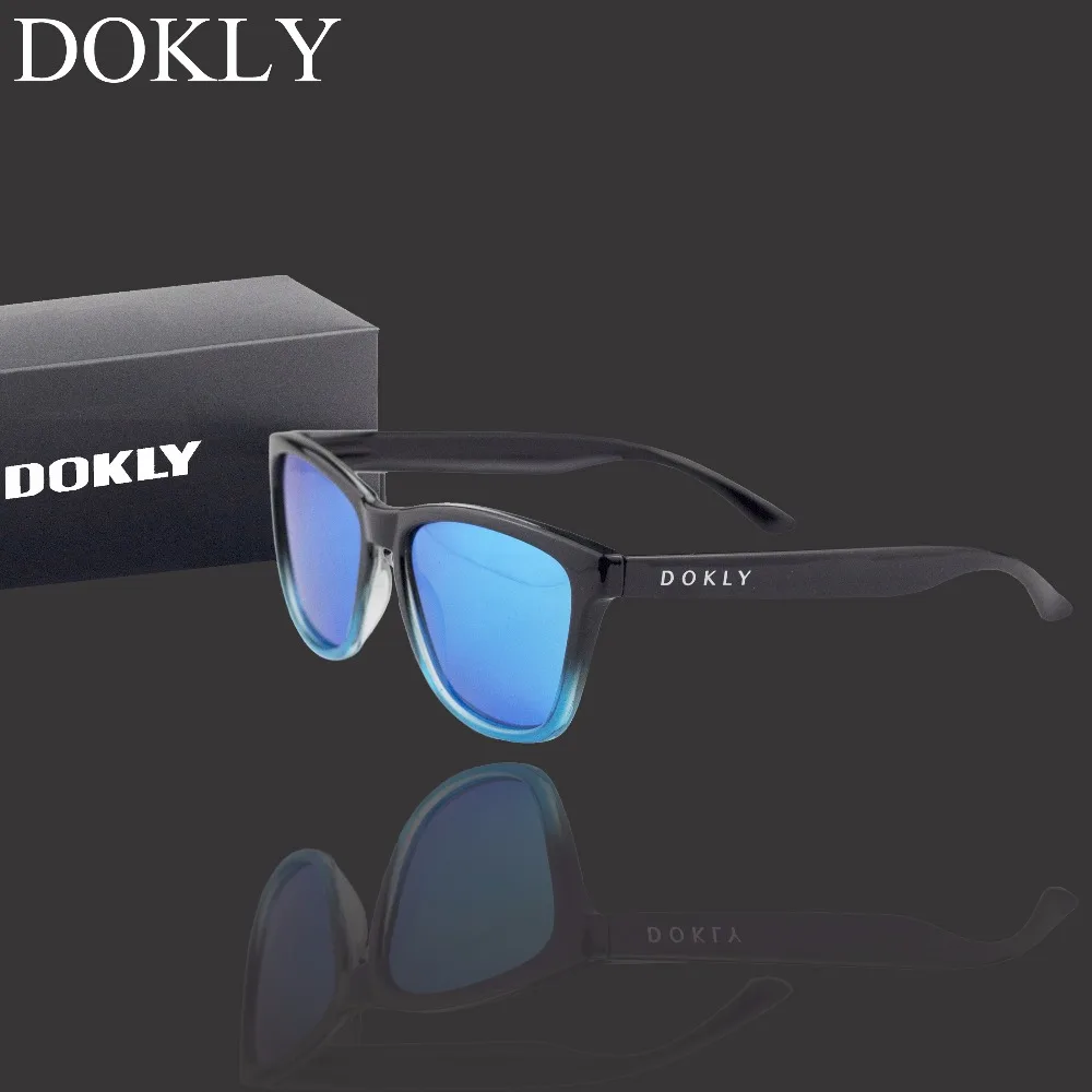 oversized sunglasses Dokly Real Polaroized Sunglasses Men and women polarized sunglasses Square Sun Glasses eyewear Oculos De Sol round sunglasses