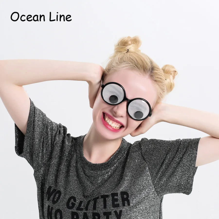 Details about   New Gag Crazy Eyes Funny Funky Party Novelty Glasses Costume Eye Accessories DM 