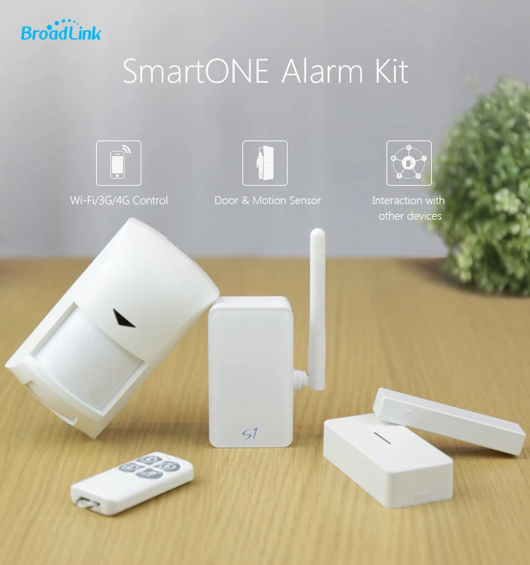 2017 New Arrival Broadlink S1 S1C SmartOne Alarm Security Kit For Home Smart Home Alarm System