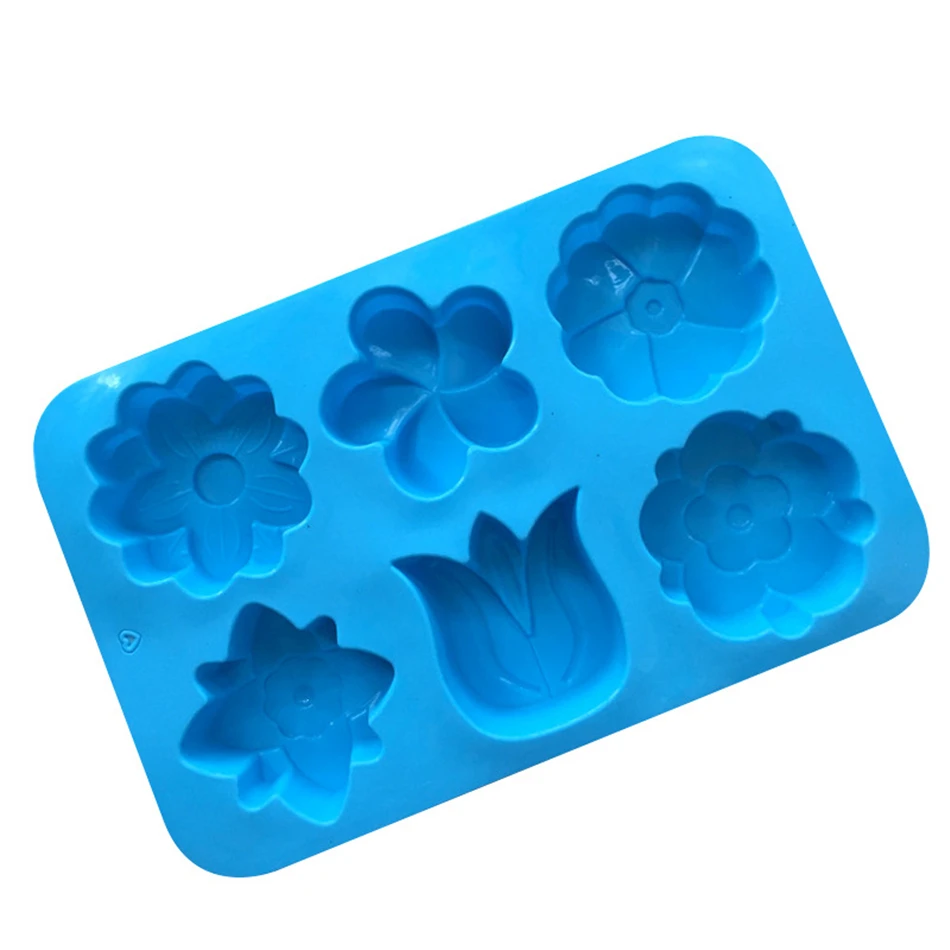 VOGVIGO цветок лоток для льда силиконовая форма льда Куб лоток форма для шоколадного фондана печенье Желе льда производитель кубиков наборы для десерта