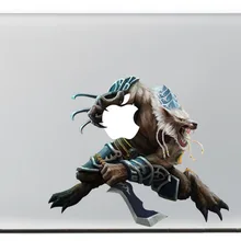 Дракон воин Виниловая наклейка для DIY MacBook Pro 13 15 дюймов и Air 11 13 дюймов наклейка кожи ноутбука Стикеры