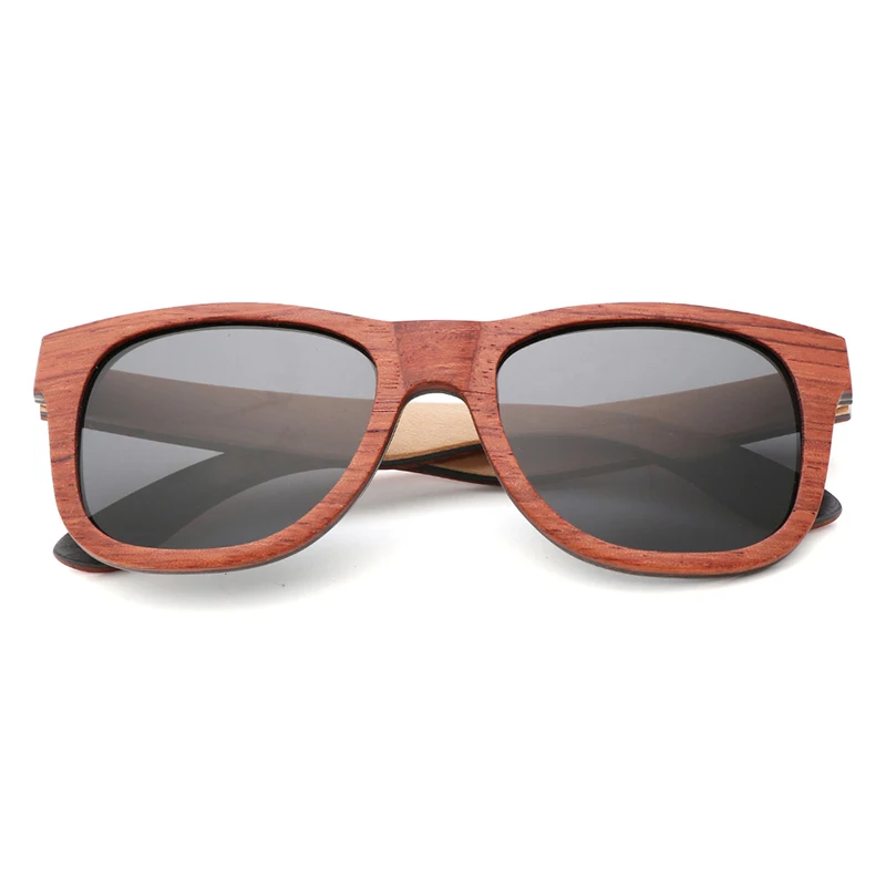 Бразилия дерево груши и буковая древесина ламинированные солнечные очки поляризованные солнцезащитные очки для женщин Деревянные бамбуковые UV400 солнцезащитные очки