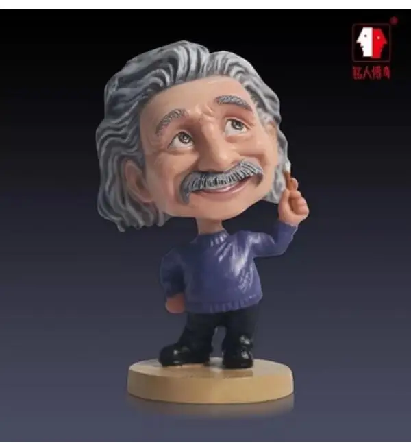 Украшения для дома изделия из смолы Einstein Bobble Head известные люди Bobblehead сувенир
